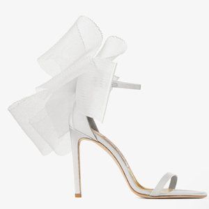 Jimmy Choo Aveline 100 Latte Sandals Size 38 (8)